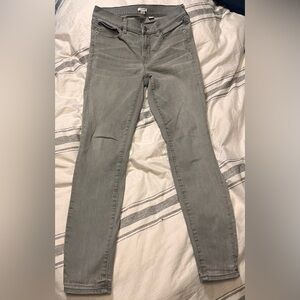 J. Crew Women's Skinny Jeans in Gray